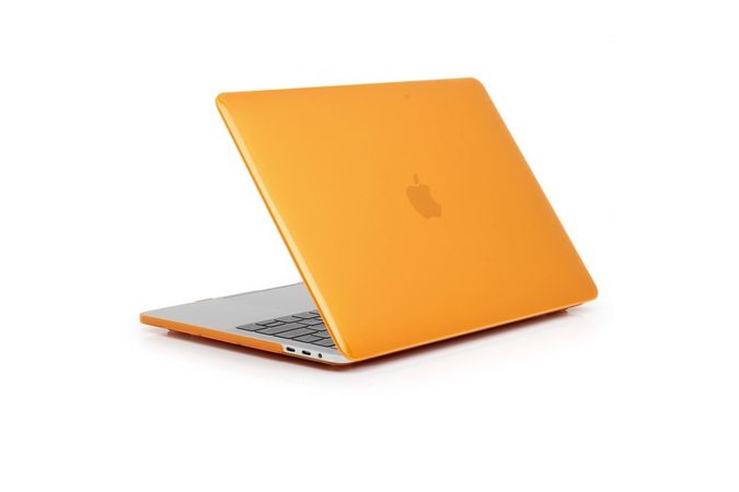 Чохол на MacBook air (2018-2021) A1932 Пластиковий Помаранчевий на A1932