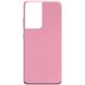 Силиконовый чехол Candy для Samsung Galaxy S21 Ultra, Розовый