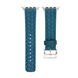 Ремешок кожаный BlackPink с Плетением для Apple Watch 38/40mm, Синий