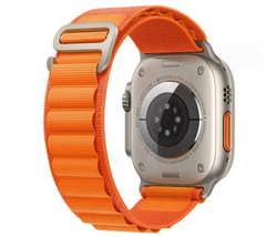 Тканевый ремешок Alpine LOOP Apple Watch 42 / 44 / 45 AAA+, Помаранчевий