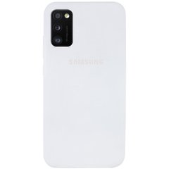 Чехол Silicone Cover Full Protective (AA) для Samsung Galaxy A41, Белый / White