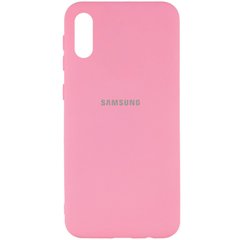 Чехол Silicone Cover My Color Full Protective (A) для Samsung Galaxy A02, Розовый / Pink