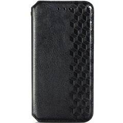 Кожаный чехол книжка GETMAN Cubic (PU) для Samsung Galaxy A71, Черный