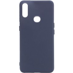 Чехол Silicone Cover Full without Logo (A) для Samsung Galaxy A10s, Синий / Midnight blue