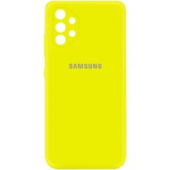 Чехол Silicone Cover My Color Full Camera (A) для Samsung Galaxy A32 4G, Желтый / Flash