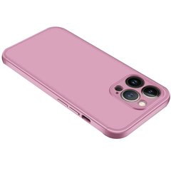 Пластиковая накладка GKK LikGus 360 градусов (opp) для Apple iPhone 13 Pro (6.1"), Розовый / Rose gold