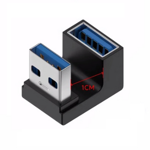 Універсальний перехідник USB-A 3.0/3.2 &mdash; прямий або кутовий, style 6