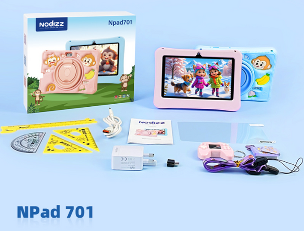 Планшет дитячий Nodizz NPad 701 4/128 ГБ | Android 14.0 | , Blue