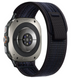 Нейлоновый ремешок Loop для Samsung Watch Ultra, Colors: 28# black with blue
