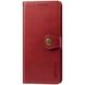 Кожаный чехол книжка GETMAN Gallant (PU) для Samsung Galaxy A22 4G, Красный