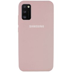Чехол Silicone Cover Full Protective (AA) для Samsung Galaxy A41, Розовый / Pink Sand