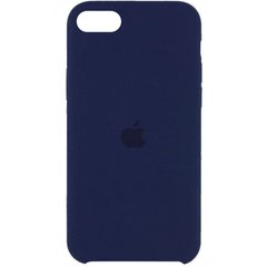 Чохол Silicone Case для iPhone 7 8 | SE 2020 Синій - Deep navy