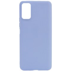Силиконовый чехол Candy для Samsung Galaxy M52, Голубой / Lilac Blue