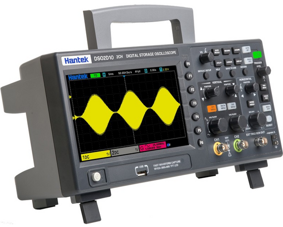 Цифровой осциллограф HANTEK DSO2D10 100МГц с генератором сигналов