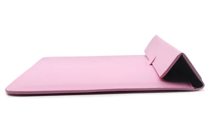 Чехол-конверт-подставка Leather PU 15.4", Рожевий