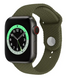 Силиконовый ремешок Braid для Apple Watch 38/40/41 AAA+, Зелений