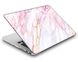 Чехол BlackPink для MacBook (A1932) Пластиковый розовый мрамор