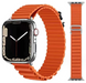 Силіконовий ремінець Alpine LOOP Apple Watch 42 / 44 / 45 / 49 AAA+, Помаранчевий