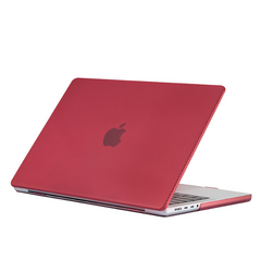 Чохол для MacBook Air 13" Карбон (2018 - 2020 | M1 | A1932 | A2337), Червоний