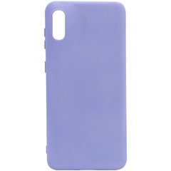 Чехол Silicone Cover Full without Logo (A) для Samsung Galaxy A02, Сиреневый / Dasheen