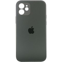 TPU+Glass чехол Matte Candy Full camera для Apple iPhone 12 (6.1"), Зеленый