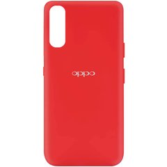 Чехол Silicone Cover My Color Full Protective (A) для Oppo Find X2, Красный / Red