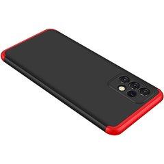 Пластиковая накладка GKK LikGus 360 градусов (opp) для Samsung Galaxy A72 4G / A72 5G, Черный / Красный