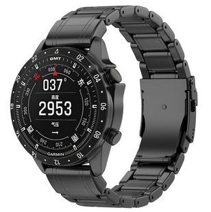 Металевий титановий ремінець 26 мм для Garmin MARQ / Fenix / Epix, Чорний