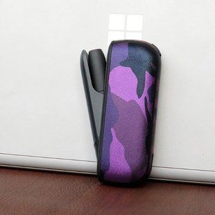Чехол BlackPink Экокожа Хаки для iQOS 3.0, Фиолетовый