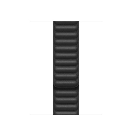 Шкіряний ремінець BlackPink Leather Link Band для Apple Watch 42/44mm, Чорний