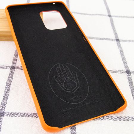 Кожаный чехол AHIMSA PU Leather Case (A) для Samsung Galaxy S10 Lite, Оранжевый