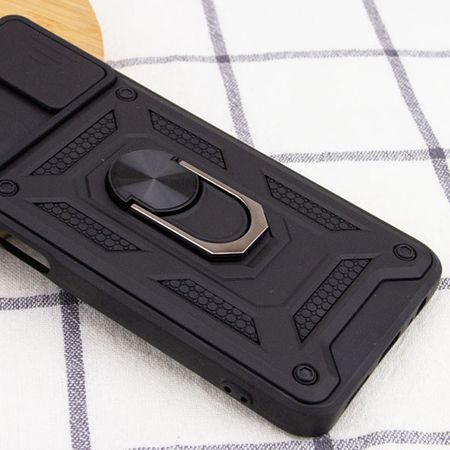 Ударопрочный чехол Camshield Serge Ring for Magnet для Xiaomi Poco M4 Pro 5G, Черный