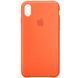 Чехол Silicone Case для iPhone X | XS Оранжевый - Electric Orange