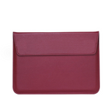 Чехол-конверт-подставка Leather PU 15.4", 39*26 см.Бордовый