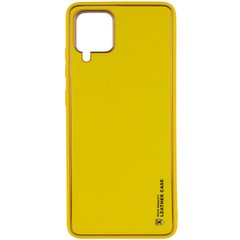 Кожаный чехол Xshield для Samsung Galaxy A22 4G, Желтый / Yellow