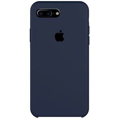 Чехол Silicone Case для iPhone 7 Plus | 8 Plus Темный Синий - Midnight Blue