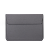 Чехол-конверт-подставка Leather PU 15.4", 39*26 см.Серый