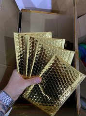 Пакет Бандерольный Армированный Золотий, 20x15 см