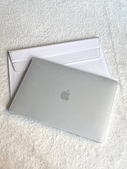 Чехол на МасBook Pro 16 (A2485/A2780) Матовий, Білий (напівпрозорий)