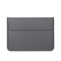 Чехол-конверт-подставка Leather PU 15.4", Сірий
