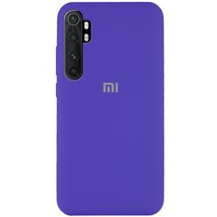 Чехол Silicone Cover Full Protective (AA) для Xiaomi Mi Note 10 Lite, Фиолетовый / Purple