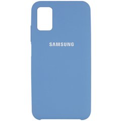 Чехол Silicone Cover (AAA) для Samsung Galaxy M31s, Синий / Denim Blue