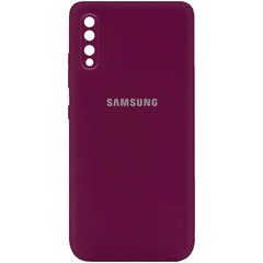 Чехол Silicone Cover My Color Full Camera (A) для Samsung Galaxy A50 (A505F) / A50s / A30s, Бордовый / Marsala