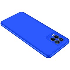 Пластиковая накладка GKK LikGus 360 градусов (opp) для Realme 8 / 8 Pro, Синий