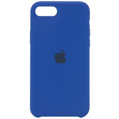 Чехол Silicone Case для iPhone 7 | 8 | SE 2020 Синий - Royal blue