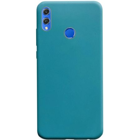 Силиконовый чехол Candy для Huawei Honor 8X, Синий / Powder Blue