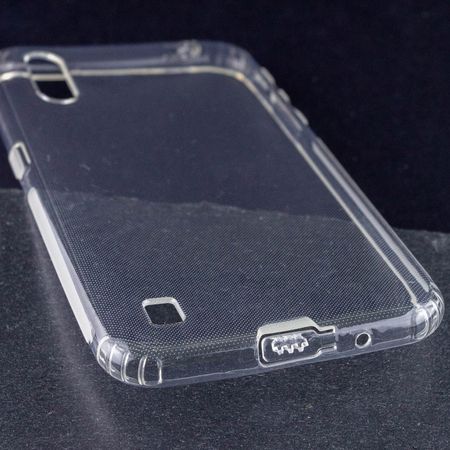 TPU чехол GETMAN Transparent 1,0 mm для Samsung Galaxy A01, Бесцветный (прозрачный)