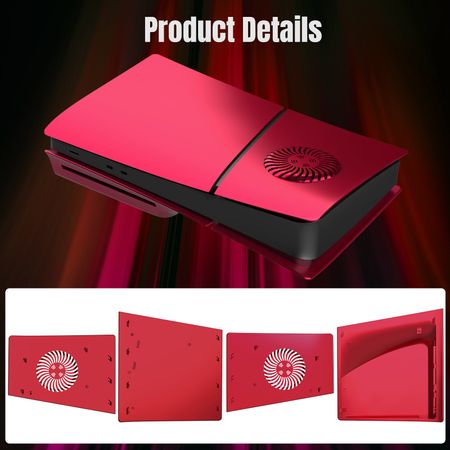 Сменные панели для Sony PlayStation 5 SLIM (2023 року) Disc Edition, Red
