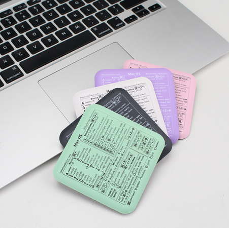 Подставка для запястья с горячими клавишами Mac OS (наклейка для MacBook),Мятний