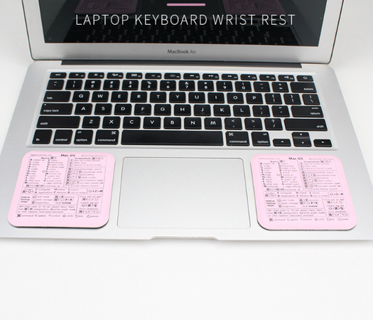 Подставка для запястья с горячими клавишами Mac OS (наклейка для MacBook),Мятний